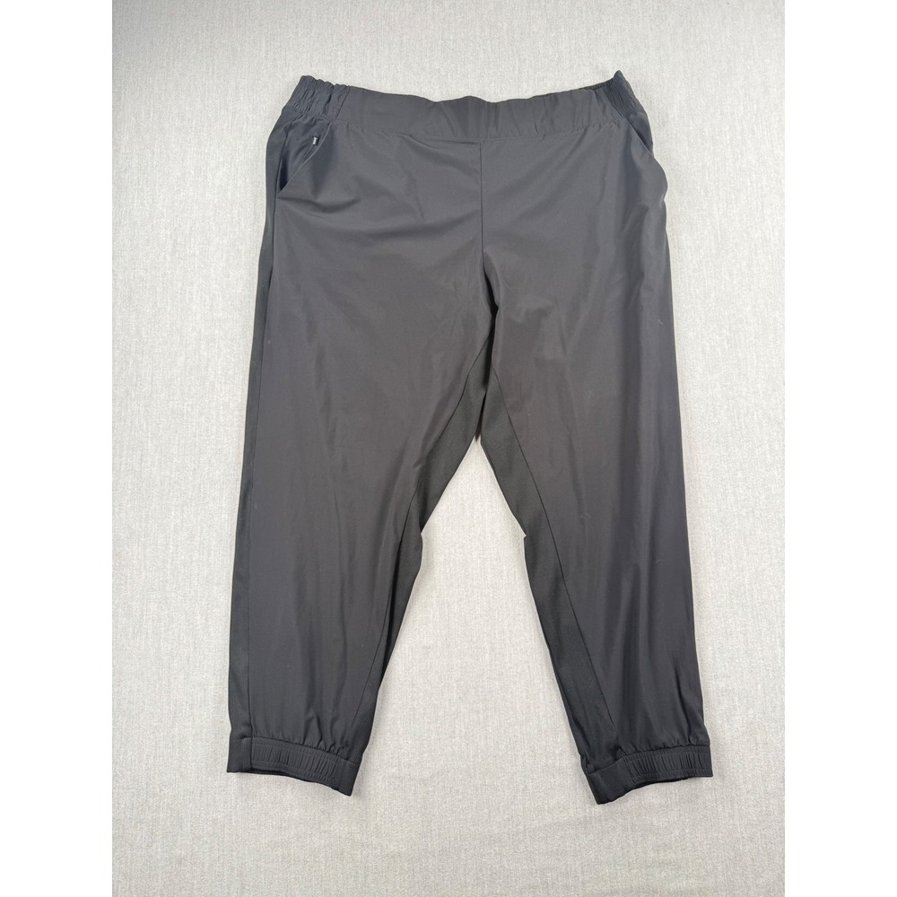 Athleta Brooklyn Jogger‎ Black Lightweight Travel Pants Women Size 22